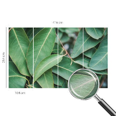 Moderne Vlies-Fototapete Grüne Blätter