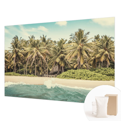 Wand-Fototapete mit Motiv eines tropischen Strandes