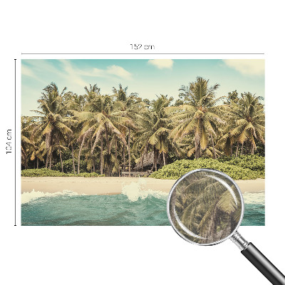 Wand-Fototapete mit Motiv eines tropischen Strandes
