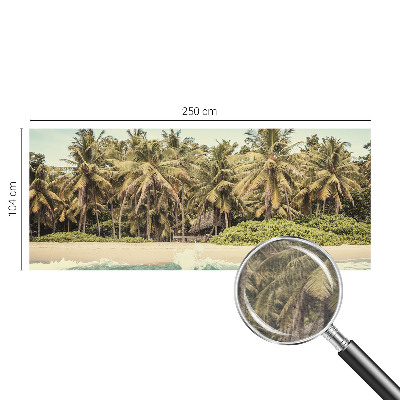 Wand-Fototapete mit Motiv eines tropischen Strandes