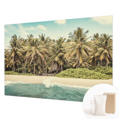 Wand-Fototapete mit Motiv eines tropischen Strandes