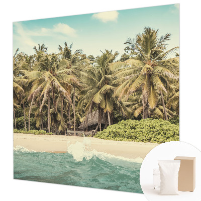 Wand-Fototapete mit Motiv eines tropischen Strandes