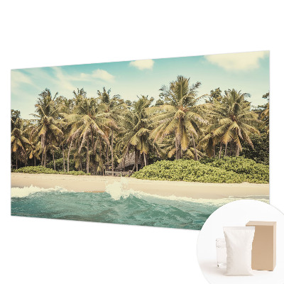 Wand-Fototapete mit Motiv eines tropischen Strandes