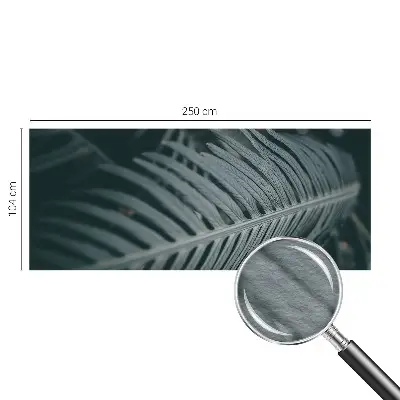 Fototapete nach Maß mit grünem Blattmotiv