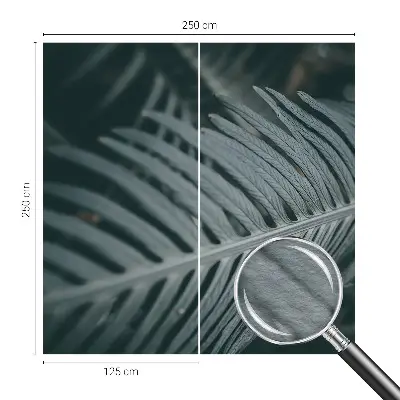 Fototapete nach Maß mit grünem Blattmotiv