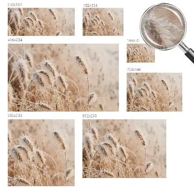 Fototapete mit Motiv einer Winterlandschaft