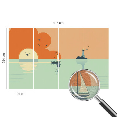 Wandtapete Meeresfreuden