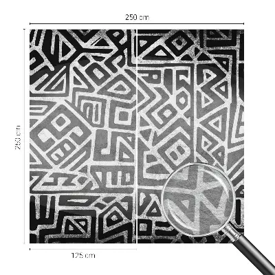 Fototapete fürs Wohnzimmer mit geometrischem Labyrinthmotiv