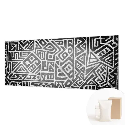 Fototapete fürs Wohnzimmer mit geometrischem Labyrinthmotiv