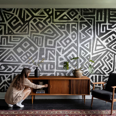 Fototapete fürs Wohnzimmer Geometrisches Labyrinth