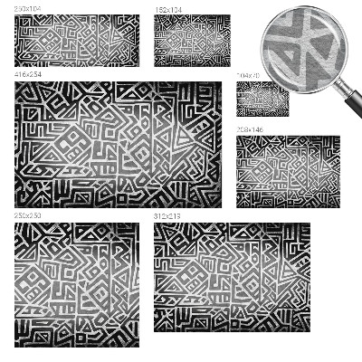 Fototapete fürs Wohnzimmer Geometrisches Labyrinth