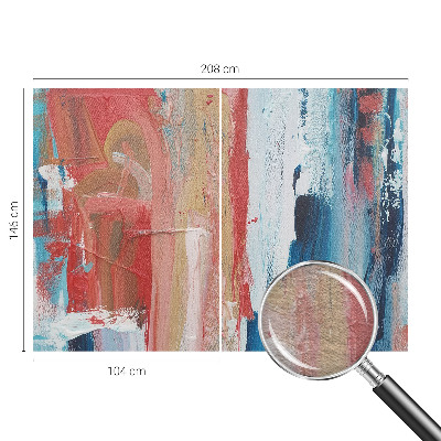 Fototapete fürs Schlafzimmer Farbenfrohe Abstraktionen