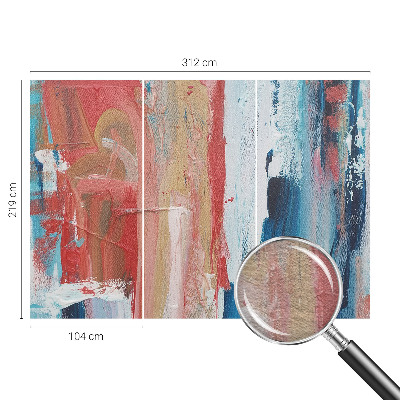 Fototapete fürs Schlafzimmer Farbenfrohe Abstraktionen