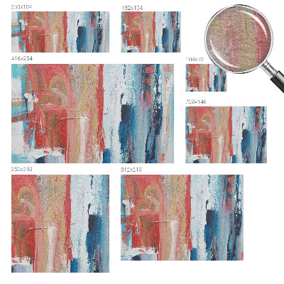 Fototapete fürs Schlafzimmer Farbenfrohe Abstraktionen