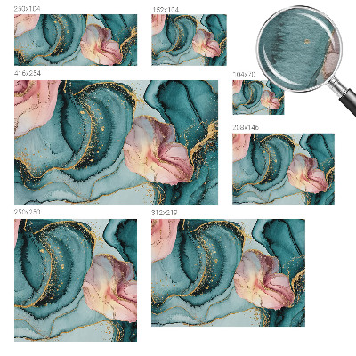 Wandtapete Künstlerische Wellen