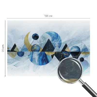 Dekorative Wand-Fototapete mit kosmischem Motiv in eleganter Gestaltung