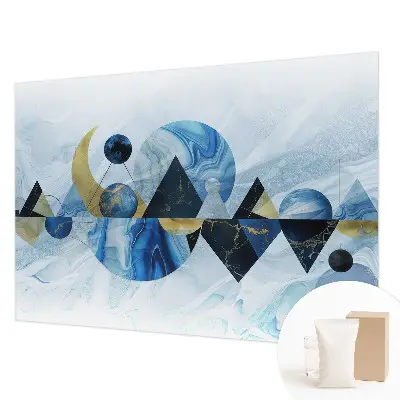 Dekorative Wand-Fototapete mit kosmischem Motiv in eleganter Gestaltung