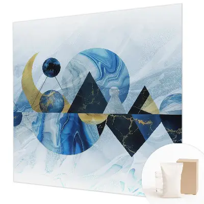 Dekorative Wand-Fototapete mit kosmischem Motiv in eleganter Gestaltung