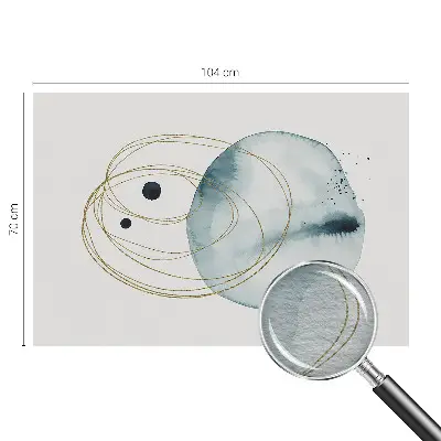 Fototapete mit abstraktem Verbindungsdesign