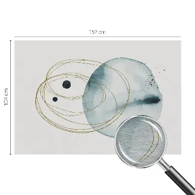 Fototapete mit abstraktem Verbindungsdesign