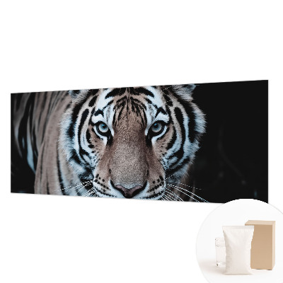 Motivtapete aus Vlies mit einem Tigerporträt als Motiv