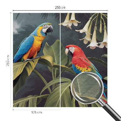 Vlies-Fototapete Bunte Papageien