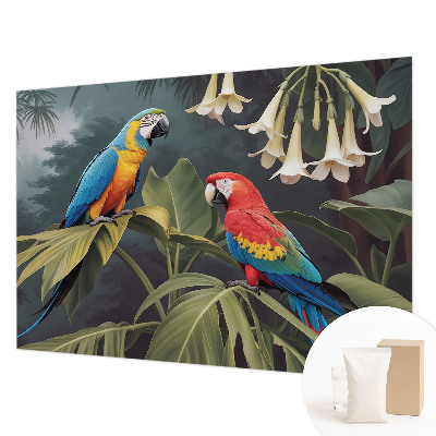 Vlies-Fototapete Bunte Papageien