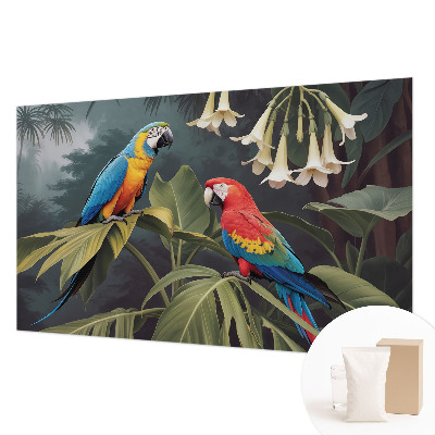 Vlies-Fototapete Bunte Papageien