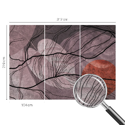 Fototapete fürs Wohnzimmer Energetische Abstraktion