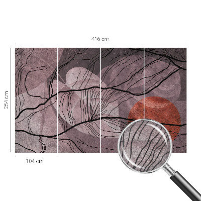 Fototapete fürs Wohnzimmer Energetische Abstraktion