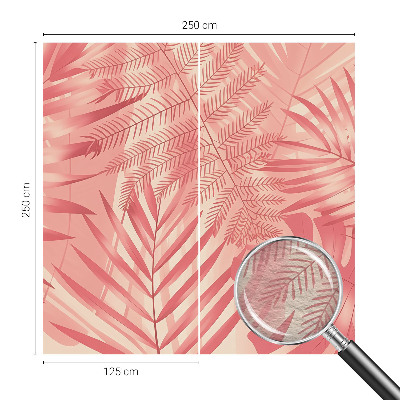 Vlies-Fototapete fürs Wohnzimmer Tropische Blätter