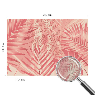 Vlies-Fototapete fürs Wohnzimmer Tropische Blätter