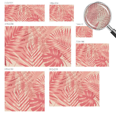 Vlies-Fototapete fürs Wohnzimmer Tropische Blätter