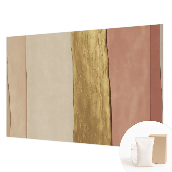 Fototapete fürs Schlafzimmer Wellenstreifen