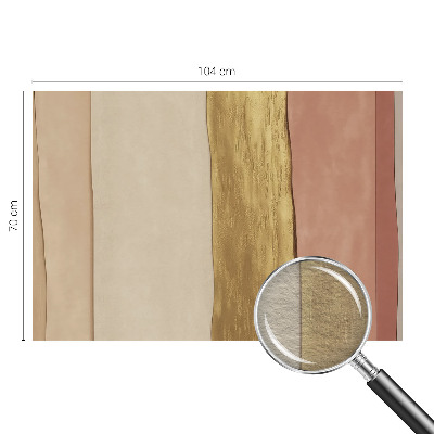 Fototapete fürs Schlafzimmer Wellenstreifen