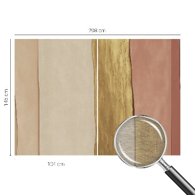 Fototapete fürs Schlafzimmer Wellenstreifen