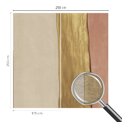 Fototapete fürs Schlafzimmer Wellenstreifen