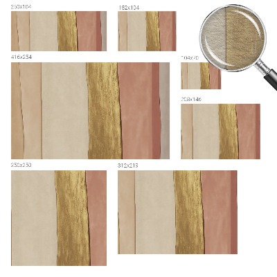 Fototapete fürs Schlafzimmer Wellenstreifen