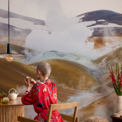 Vlies-Fototapete nach Maß Vulkanhügel