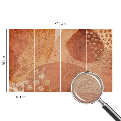 Bedruckte Vlies-Fototapete Erdige Kompositionen