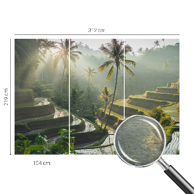 Vlies-Fototapete fürs Schlafzimmer mit dem Motiv „Paradiesterrassen“