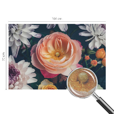 Vliestapete fürs Wohnzimmer Florale Harmonie