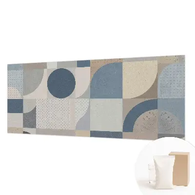 Moderne Vlies-Fototapete mit geometrischem Mosaikmotiv