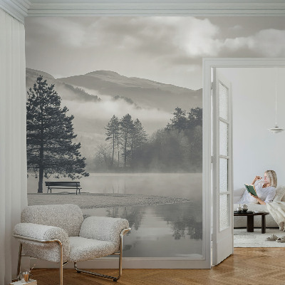 Bildtapete mit romantischer Landschaftsillustration