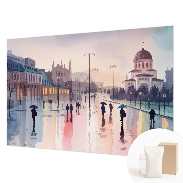 Fototapete nach Maß Ein Spaziergang im Regen