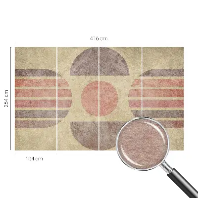 Fototapete mit geometrischen Formen