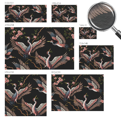 Wandtapete Blumenmuster