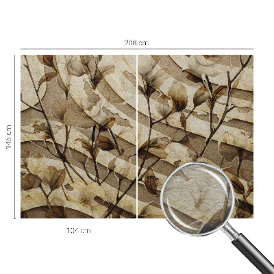 Vliestapete fürs Wohnzimmer Klassische Flora