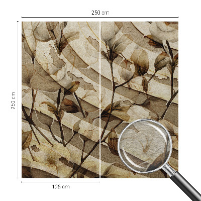 Vliestapete fürs Wohnzimmer Klassische Flora