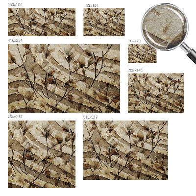 Vliestapete fürs Wohnzimmer Klassische Flora